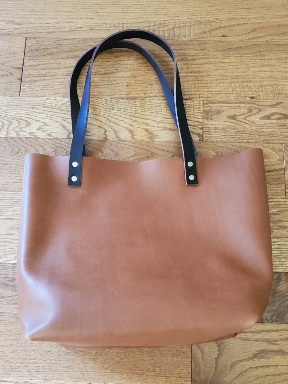 BNNU Portland Leather Goods Large Honey Tote